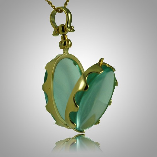 Oval Glass Locket Memorial Jewelry II